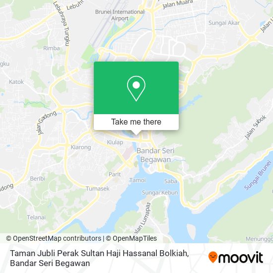 Taman Jubli Perak Sultan Haji Hassanal Bolkiah map