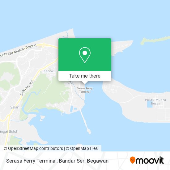 Serasa Ferry Terminal map