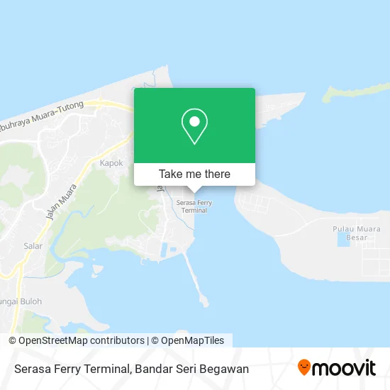 Peta Serasa Ferry Terminal
