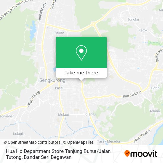 Hua Ho Department Store Tanjung Bunut / Jalan Tutong map