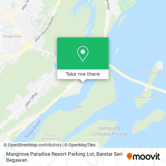 Mangrove Paradise Resort Parking Lot map