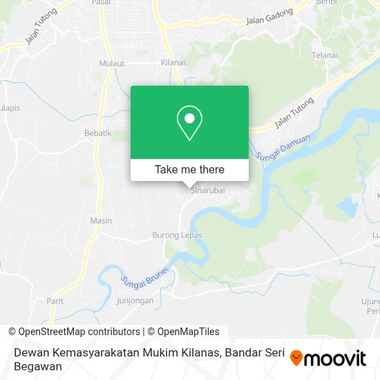 Dewan Kemasyarakatan Mukim Kilanas map