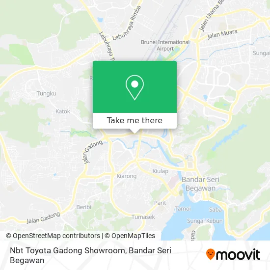 Nbt Toyota Gadong Showroom map