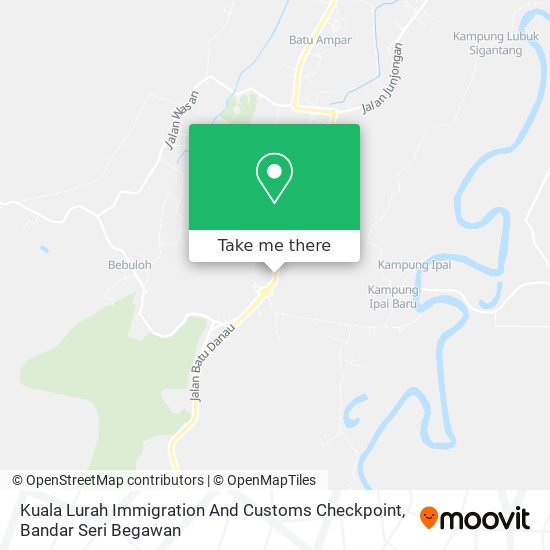 Kuala Lurah Immigration And Customs Checkpoint map