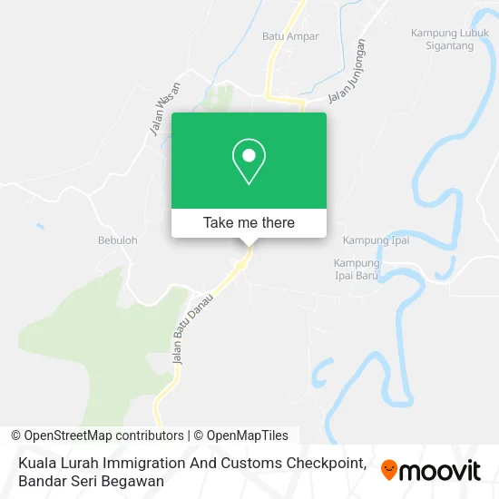 Peta Kuala Lurah Immigration And Customs Checkpoint