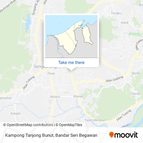 Kampong Tanjong Bunut map