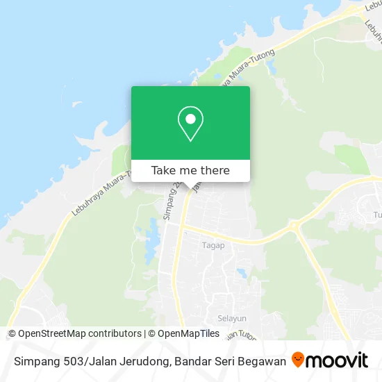 Simpang 503/Jalan Jerudong map