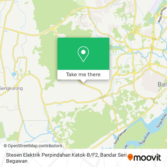 Stesen Elektrik Perpindahan Katok-B / F2 map