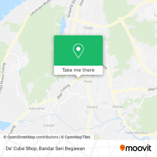 De' Cube Shop map