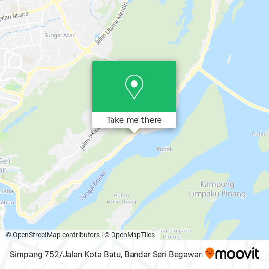 Simpang 752/Jalan Kota Batu map