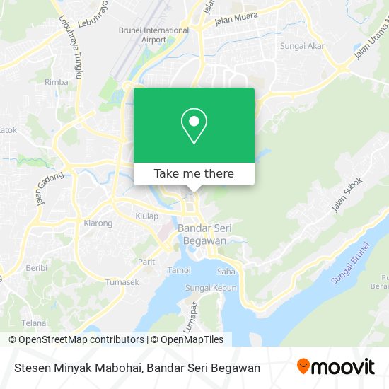 Stesen Minyak Mabohai map