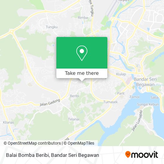 Balai Bomba Beribi map