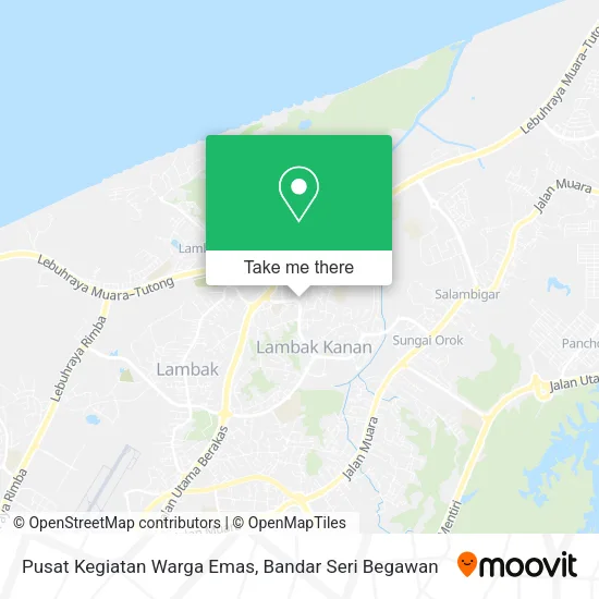 Pusat Kegiatan Warga Emas map