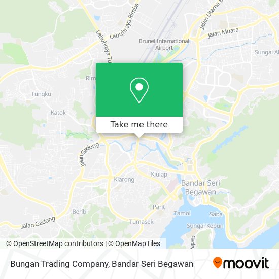 Bungan Trading Company map