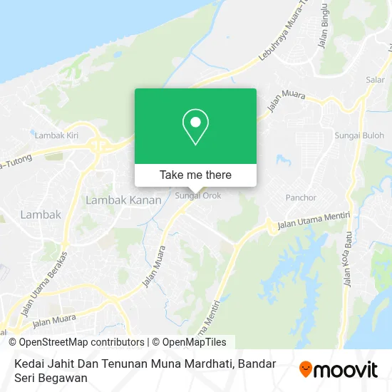 Kedai Jahit Dan Tenunan Muna Mardhati map