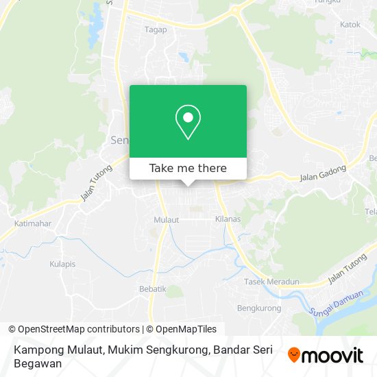 Kampong Mulaut, Mukim Sengkurong map