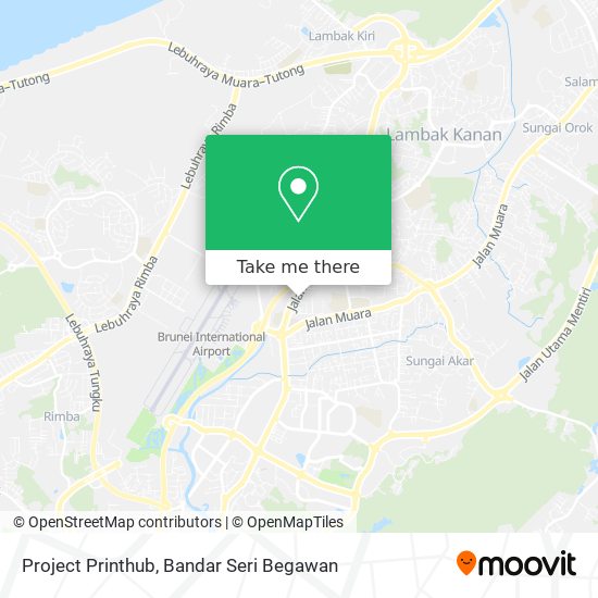 Project Printhub map