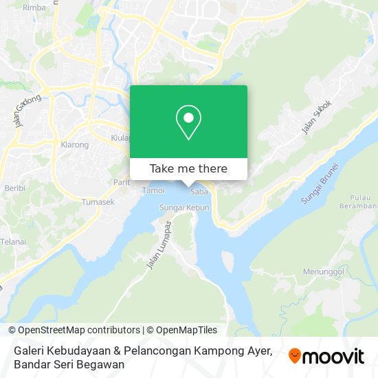 Peta Galeri Kebudayaan & Pelancongan Kampong Ayer