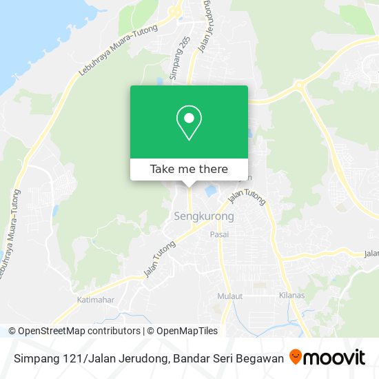 Simpang 121/Jalan Jerudong map
