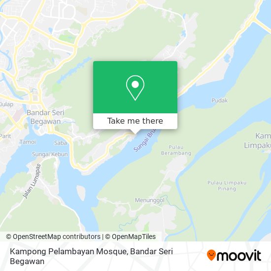Kampong Pelambayan Mosque map