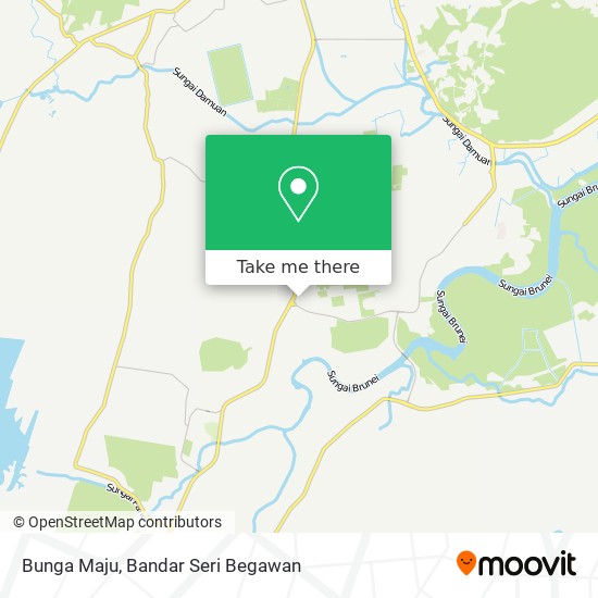 Bunga Maju map