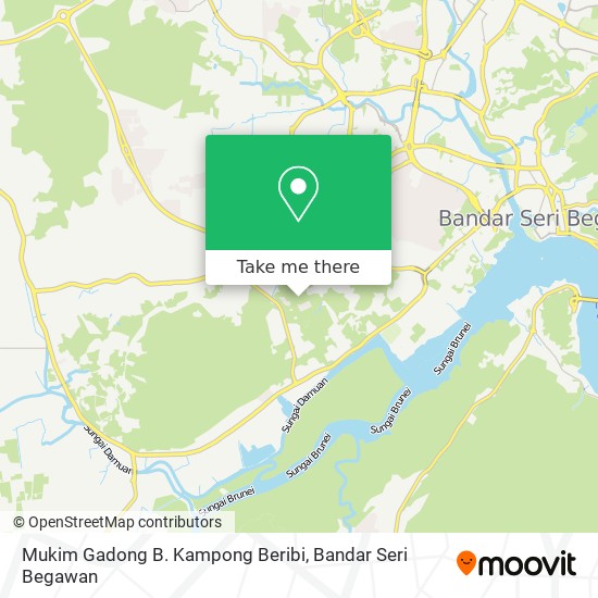Peta Mukim Gadong B. Kampong Beribi