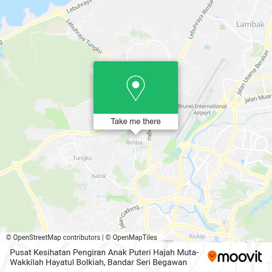 Pusat Kesihatan Pengiran Anak Puteri Hajah Muta-Wakkilah Hayatul Bolkiah map