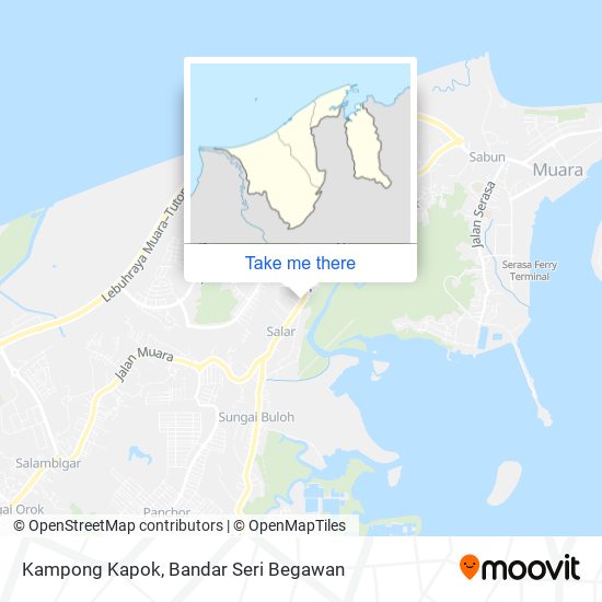 Kampong Kapok map