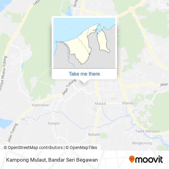 Kampong Mulaut map