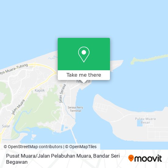 Peta Pusat Muara / Jalan Pelabuhan Muara