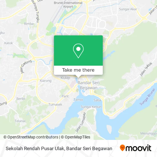 Sekolah Rendah Pusar Ulak map