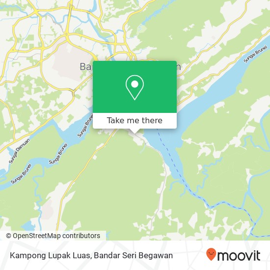 Peta Kampong Lupak Luas