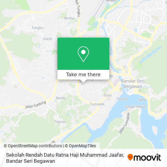 Peta Sekolah Rendah Datu Ratna Haji Muhammad Jaafar