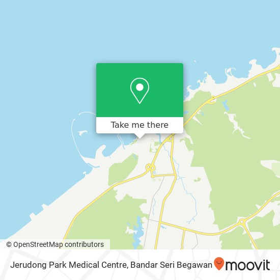 Jerudong Park Medical Centre map