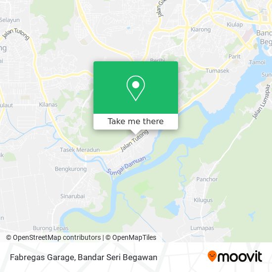 Fabregas Garage map