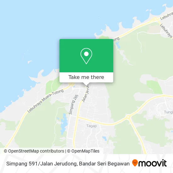 Simpang 591/Jalan Jerudong map