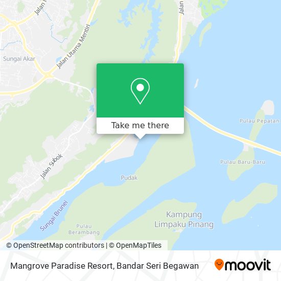 Mangrove Paradise Resort map