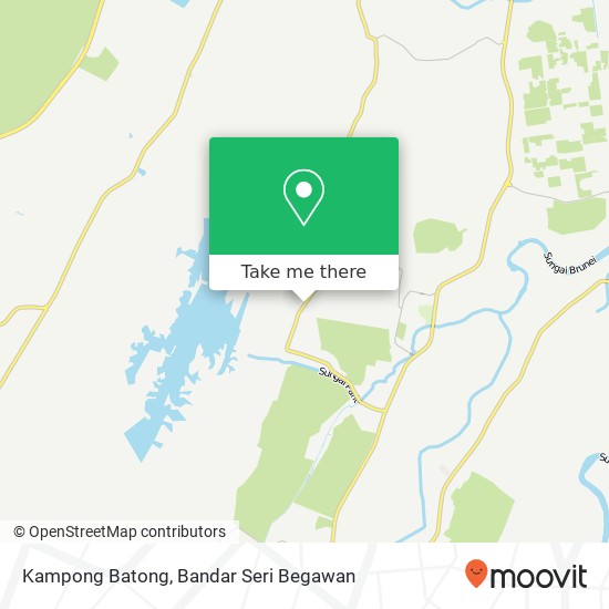 Kampong Batong map
