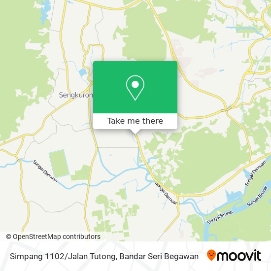 Simpang 1102/Jalan Tutong map