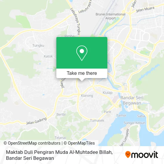 Peta Maktab Duli Pengiran Muda Al-Muhtadee Billah