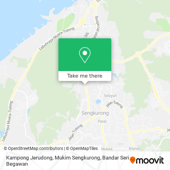 Kampong Jerudong, Mukim Sengkurong map