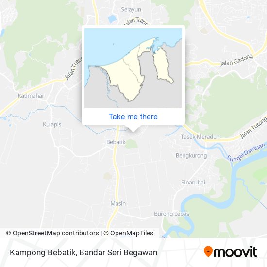 Kampong Bebatik map