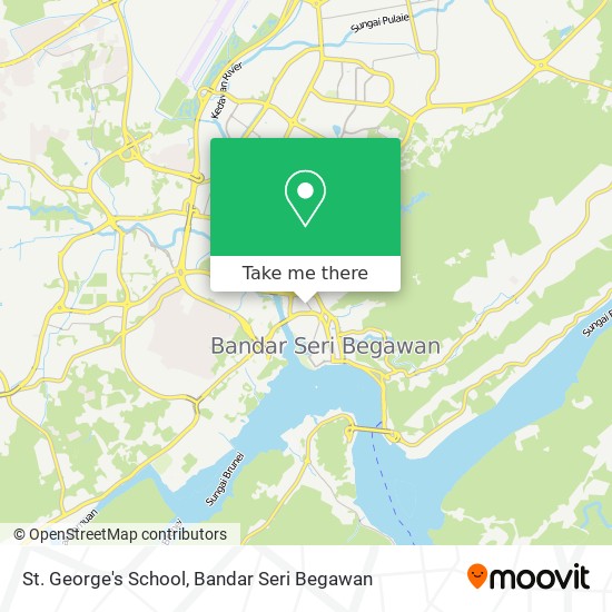 St. George's School map