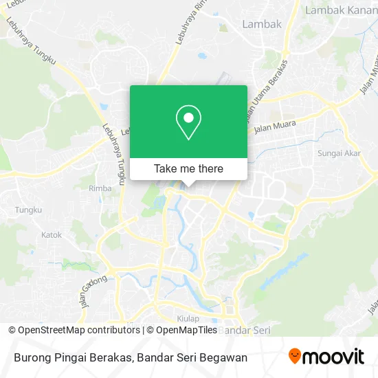 Burong Pingai Berakas map