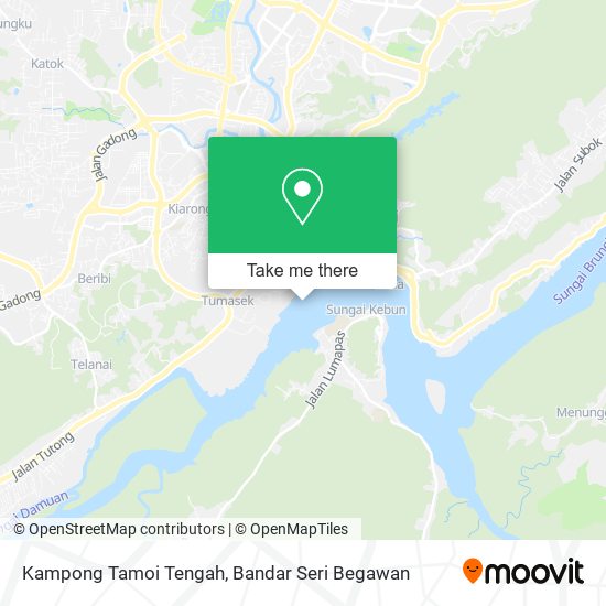 Kampong Tamoi Tengah map
