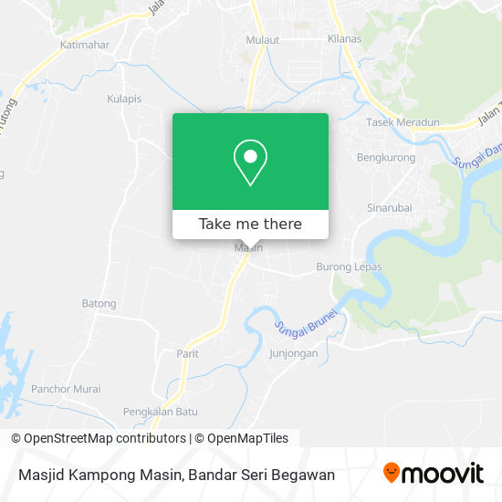 Peta Masjid Kampong Masin