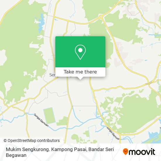 Mukim Sengkurong. Kampong Pasai map