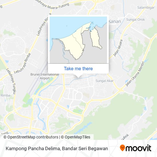 Kampong Pancha Delima map