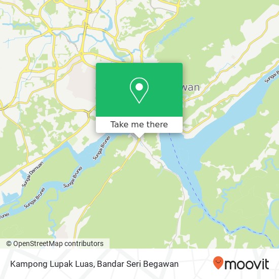 Kampong Lupak Luas map