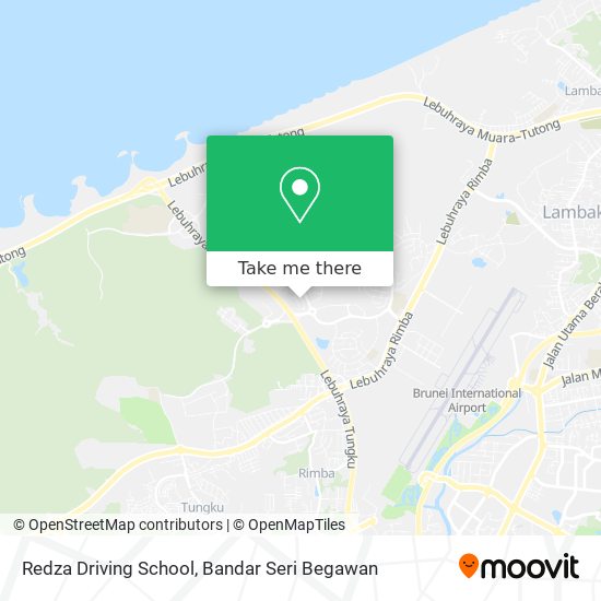 Redza Driving School map